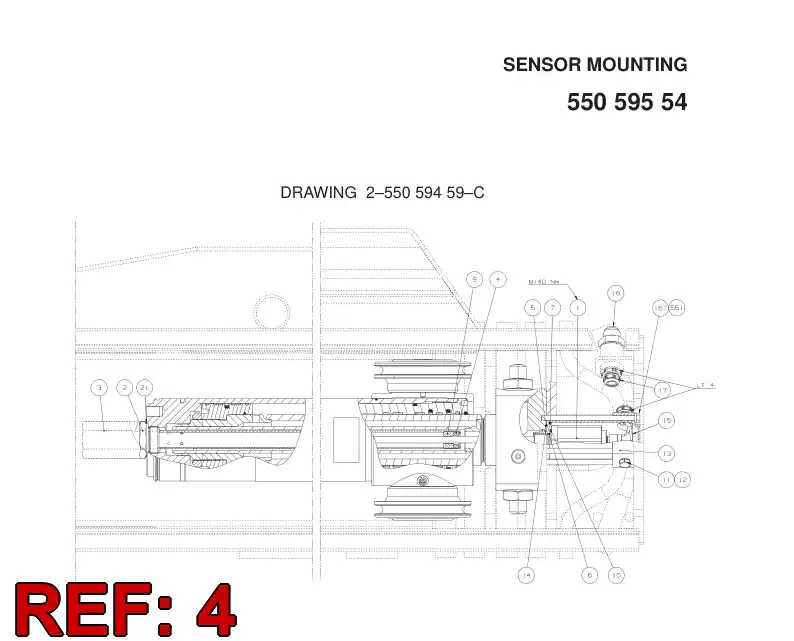 88367189 883 671 89 MAGNET - Sandvik Technical Drawing