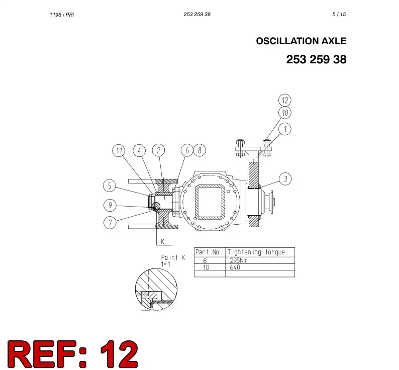 88380209 883 802 09 BOLT - Sandvik Technical Drawing