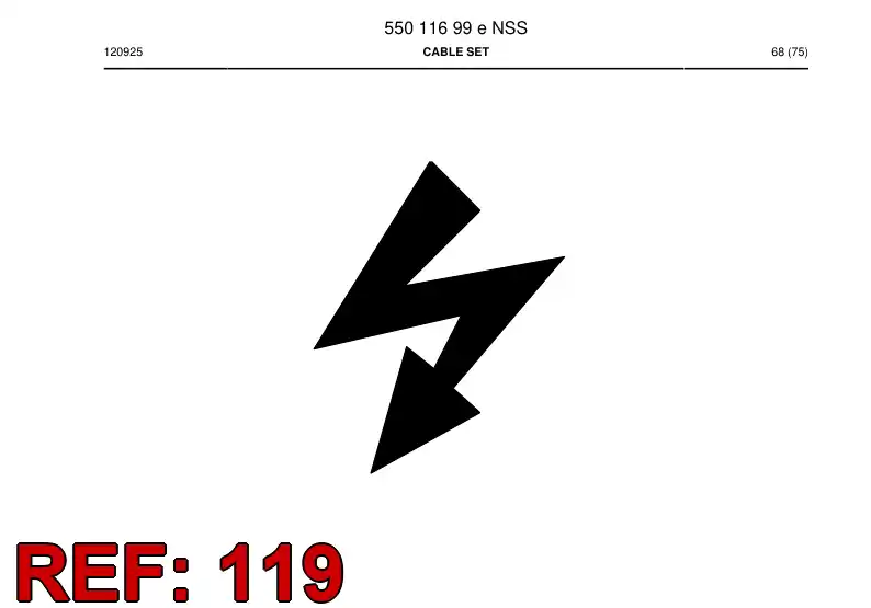 88381189b 883 811 89b Cable, Shielded - Sandvik Technical Drawing