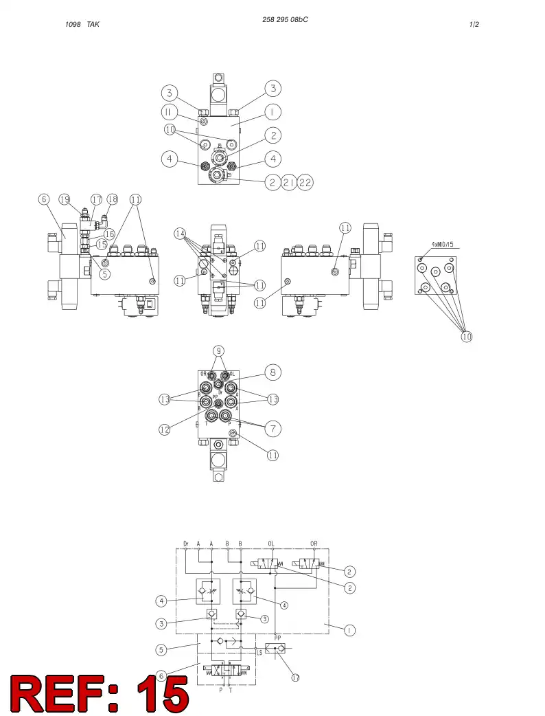 88389719 883 897 19 STRAIGHT THREAD ADAPTER - Sandvik Technical Drawing