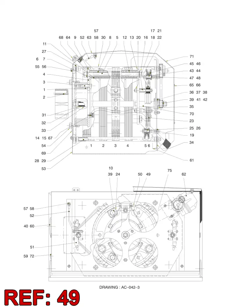 88393009 883 930 09 ESCOBILLA, CARBONO - Sandvik Technical Drawing