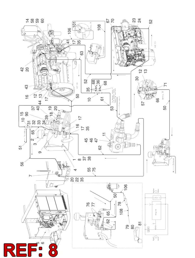 88404509 884 045 09 RUBBER PAD - Sandvik Technical Drawing