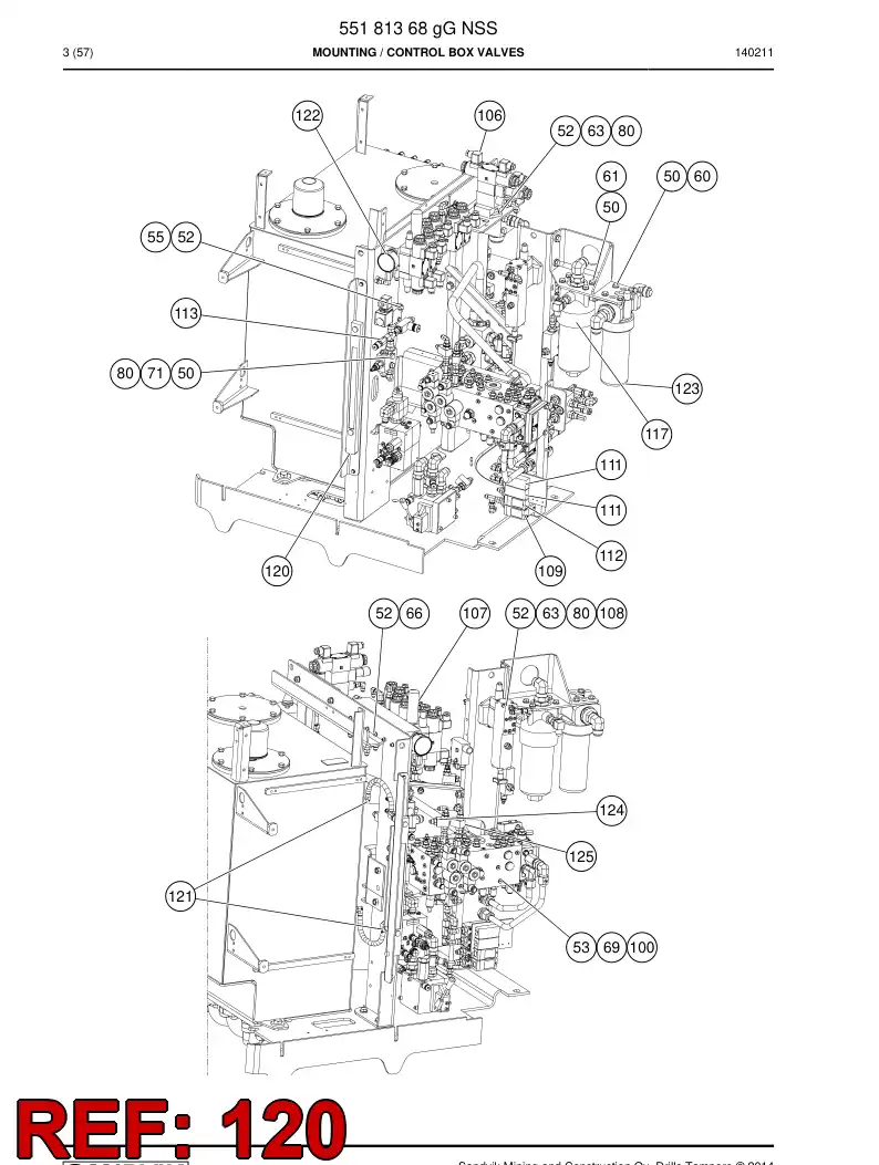 88406529a 884 065 29a Switch, Level - Sandvik Technical Drawing