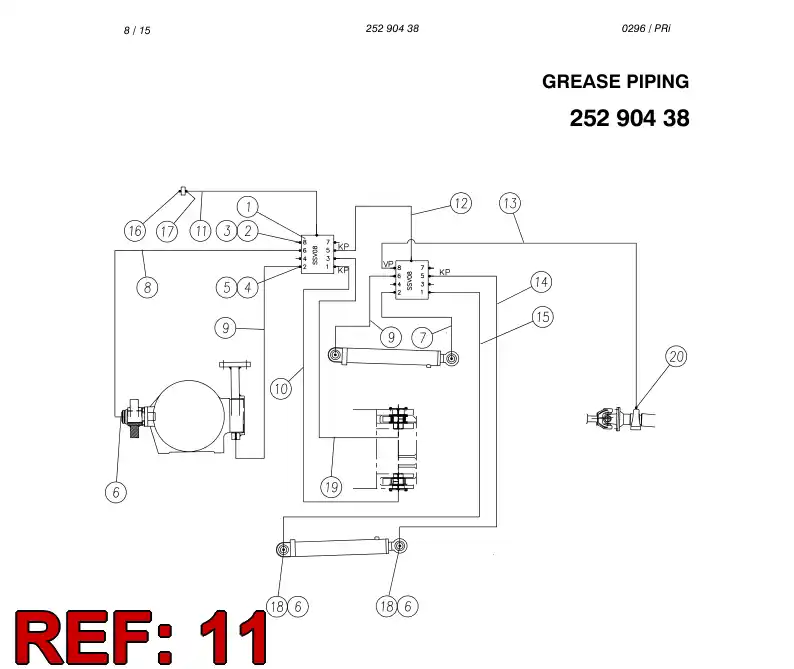 88421669 884 216 69 HOSE ASSEMBLY - Sandvik Technical Drawing