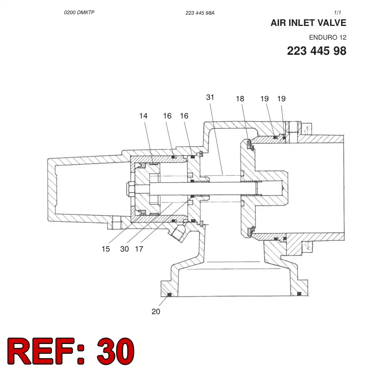 88423839 884 238 39 SPRING - Sandvik Technical Drawing