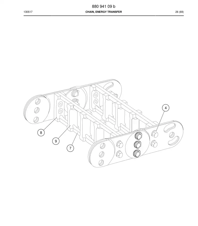 88425169 884 251 69 Cover, End - Sandvik Technical Drawing