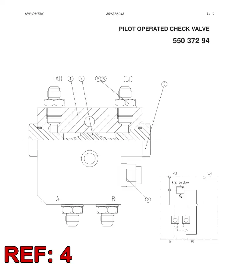 88426179 884 261 79 PISTON - Sandvik Technical Drawing