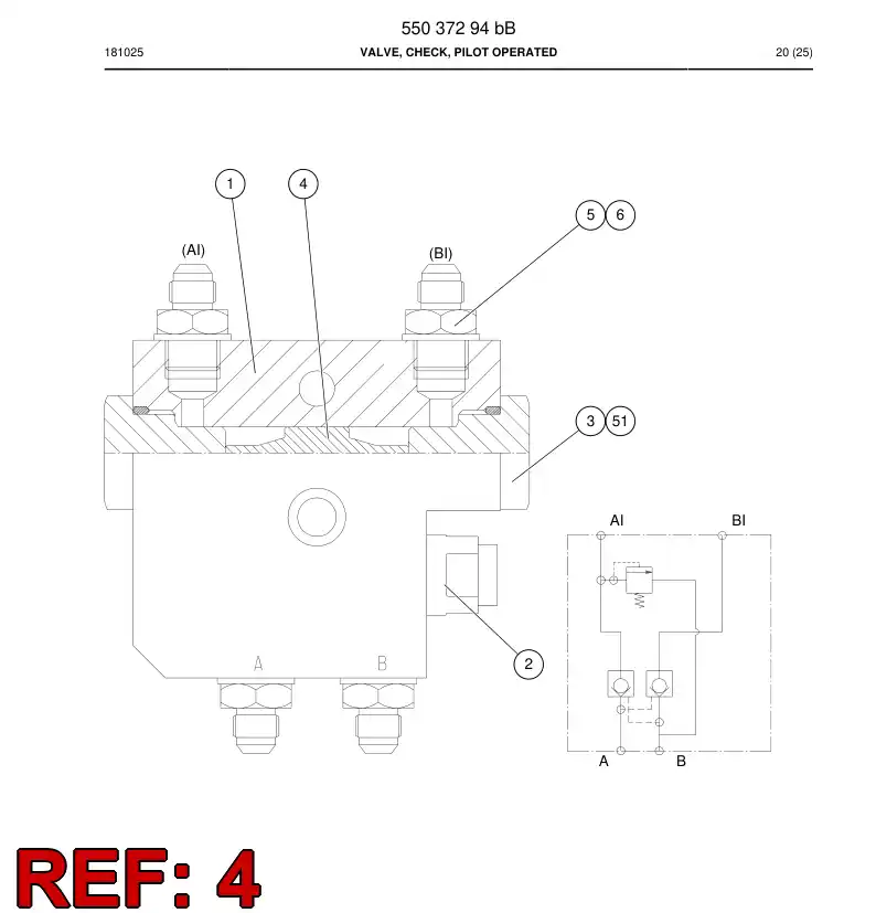 88426179a 884 261 79a PISTON - Sandvik Technical Drawing