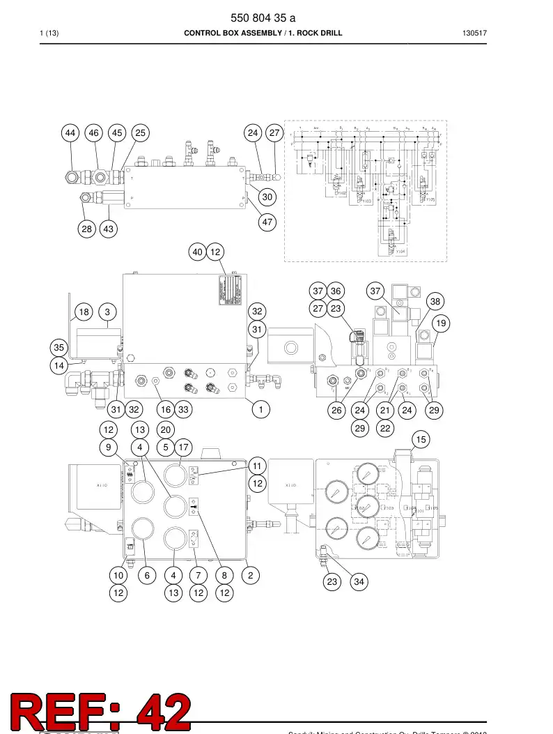 88438379 884 383 79 Plug - Sandvik Technical Drawing