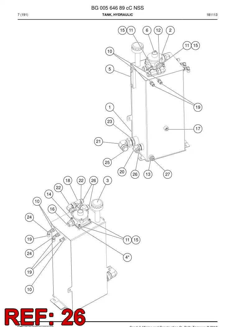 88438409 884 384 09 Plug - Sandvik Technical Drawing