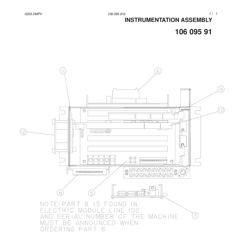88464039 884 640 39 SERIAL INTERFACE CARD - Sandvik Technical Drawing