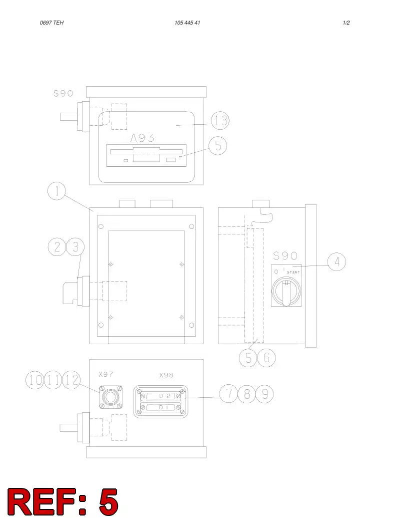 88464299 884 642 99 FLOPPY DISK - Sandvik Technical Drawing