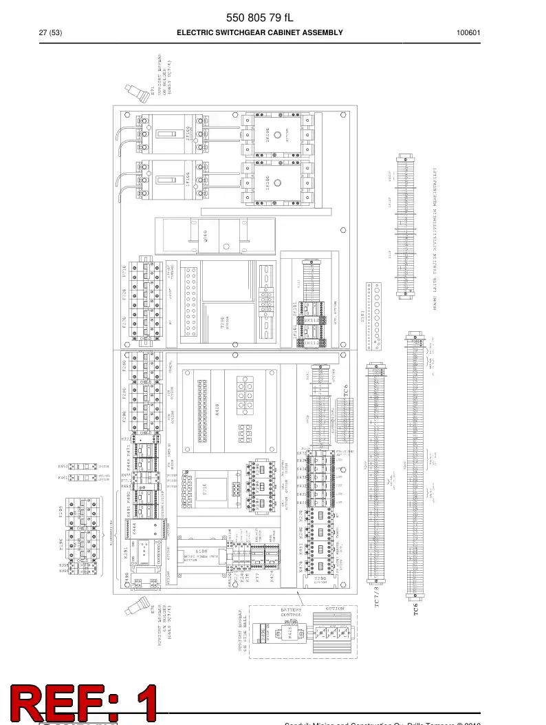 88466879a 884 668 79a Contactor - Sandvik Technical Drawing