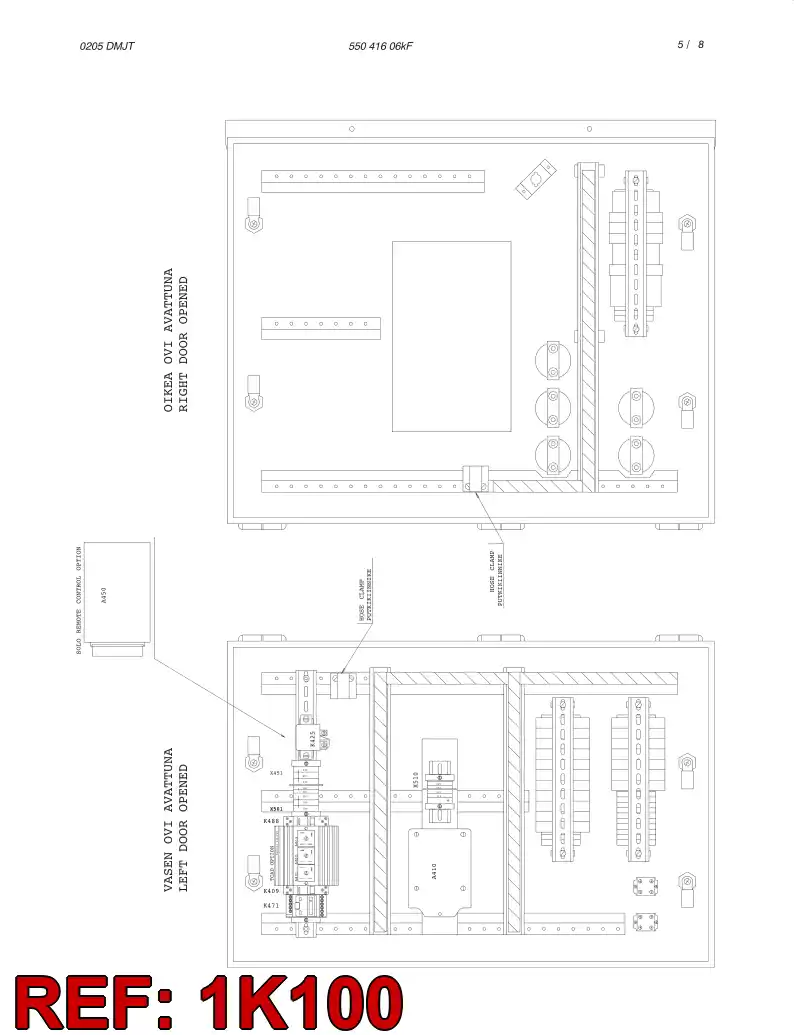 88480189 884 801 89 SWITCH GEAR ACCESSORY - Sandvik Technical Drawing