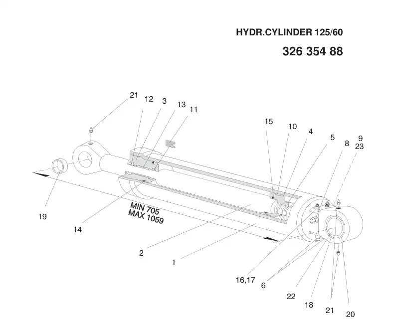 88480909 884 809 09 SEAL KIT - Sandvik Technical Drawing