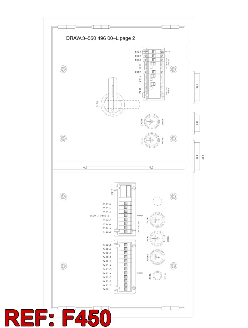88483499 884 834 99 CIRCUIT BREAKER - Sandvik Technical Drawing