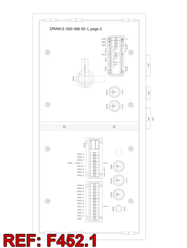 88483519 884 835 19 CIRCUIT BREAKER - Sandvik Technical Drawing