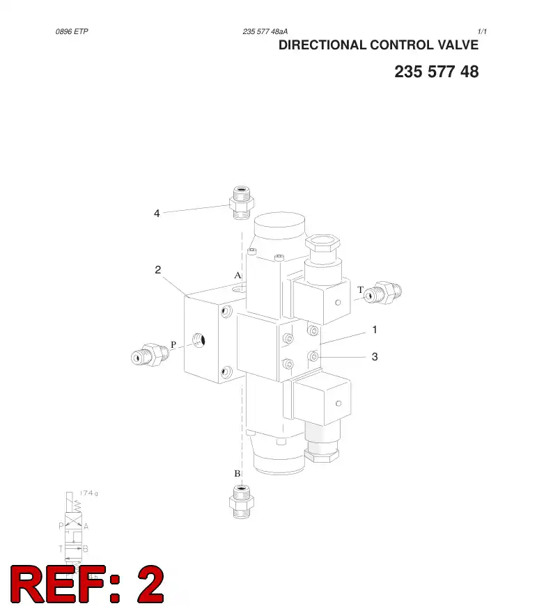 88496449 884 964 49 SUBPLATE - Sandvik Technical Drawing
