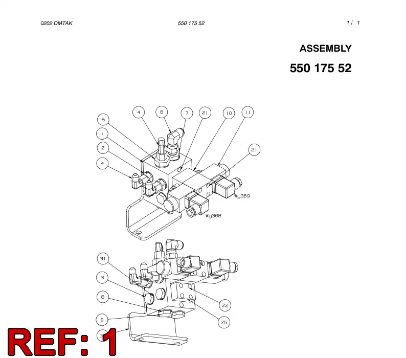88496579 884 965 79 SUBPLATE - Sandvik Technical Drawing