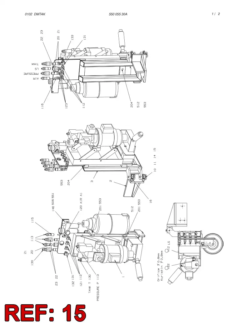 88500459 885 004 59 WIRE ROPE - Sandvik Technical Drawing