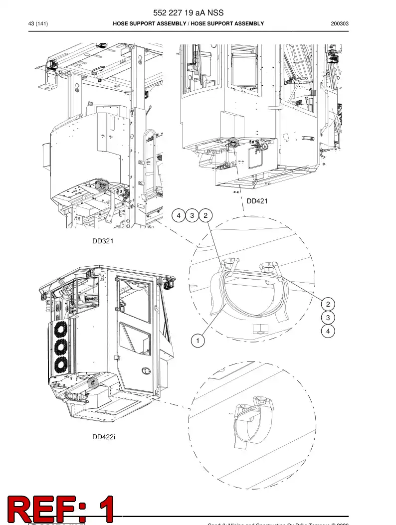 88505119a 885 051 19a Strap - Sandvik Technical Drawing