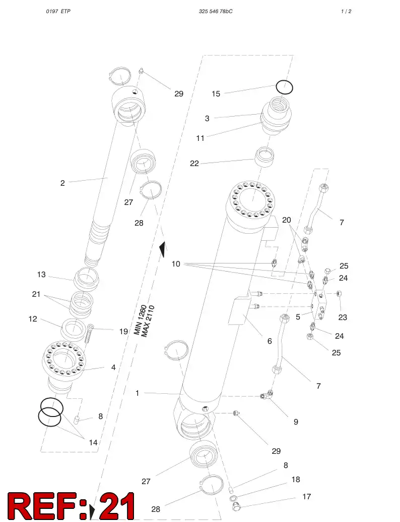 88507009 885 070 09 Guide Ring, PISTON Rod - Sandvik Technical Drawing