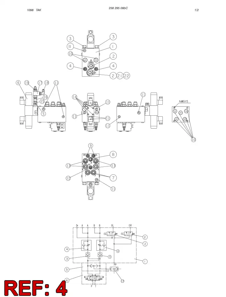88509439 885 094 39 ONE-WAY RESTRICTOR CARTRIDGE - Sandvik Technical Drawing