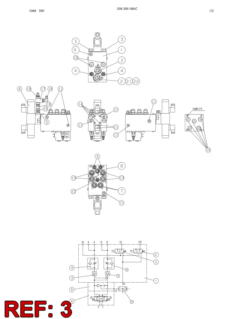 88509569 885 095 69 PILOT OPERATED CHECK VALVE CAR - Sandvik Technical Drawing