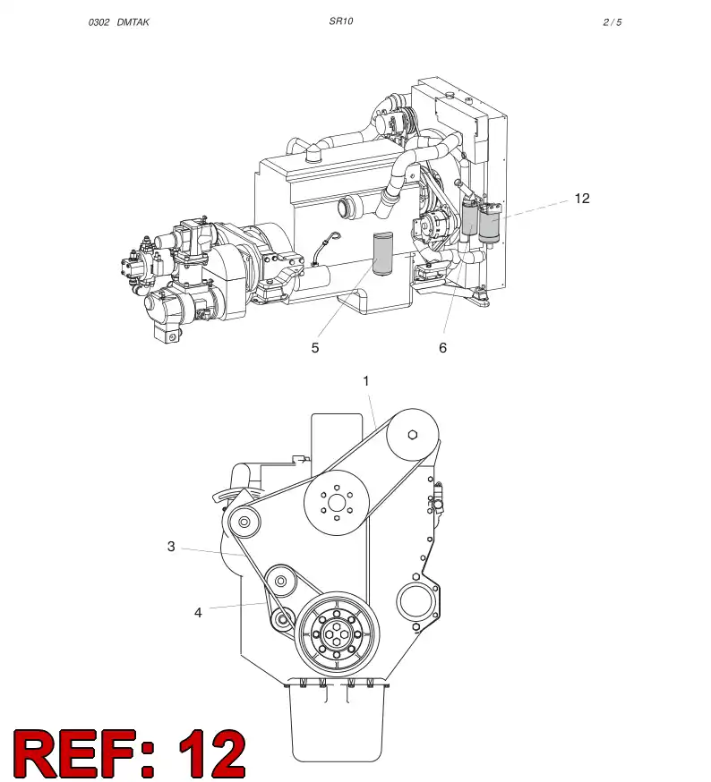88523979 885 239 79 FUEL FILTER - WATER SEP. CARTRIDGE - Sandvik Technical Drawing
