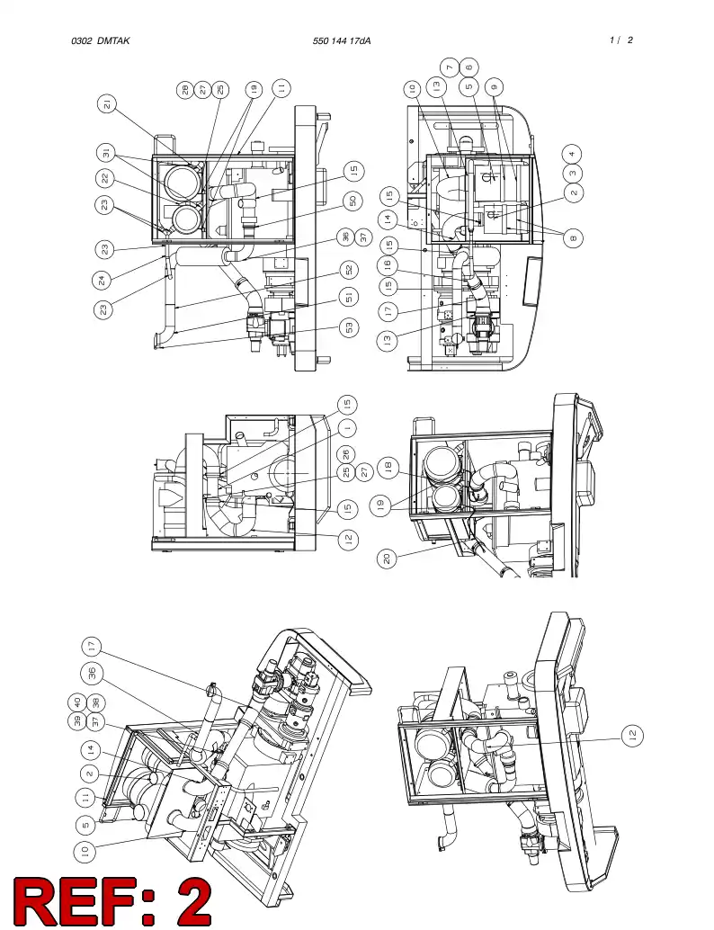 88537939 885 379 39 AIR FILTER (COMPRESSOR) - Sandvik Technical Drawing