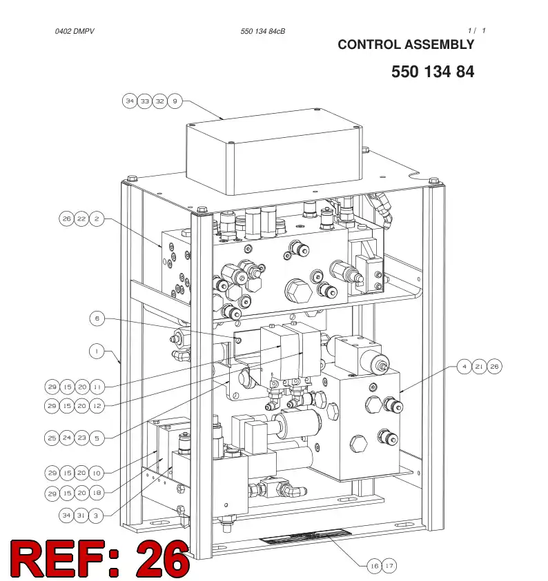88538389 885 383 89 PLUG - Sandvik Technical Drawing