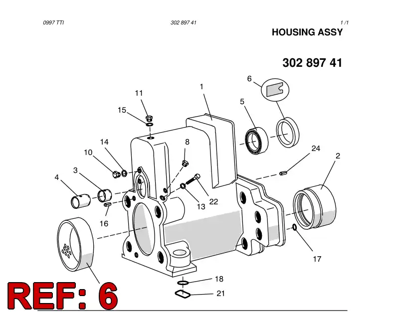 88552539 885 525 39 U-SEAL - Sandvik Technical Drawing