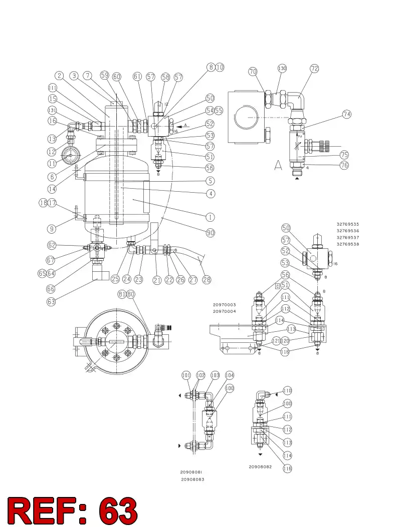 88553829 885 538 29 LEVEL SWITCH - Sandvik Technical Drawing