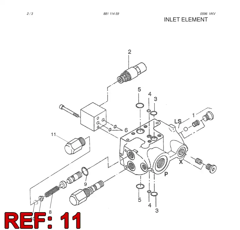 88554279 885 542 79 CAP - Sandvik Technical Drawing