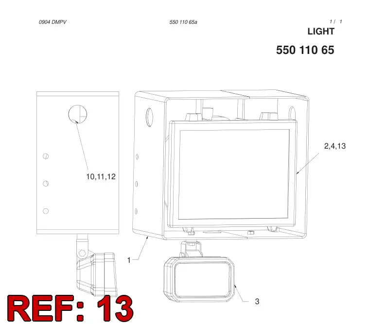 88558189 885 581 89 GLASS - Sandvik Technical Drawing