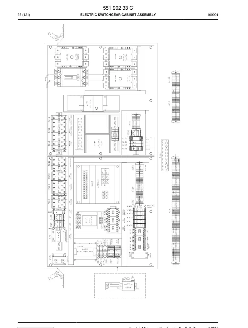 88560419 885 604 19 CIRCUIT BREAKER - Sandvik Technical Drawing