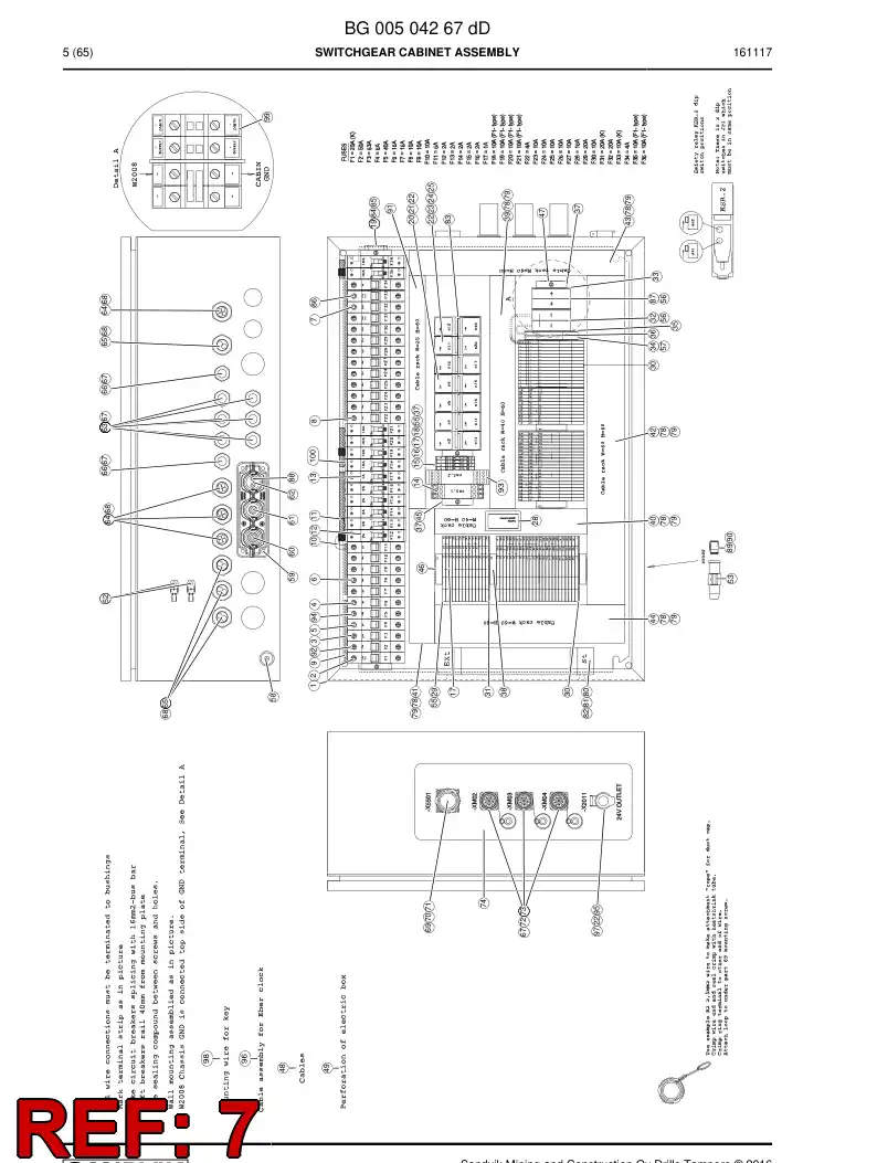 88560419b 885 604 19b Circuit Breaker, MCB - Sandvik Technical Drawing