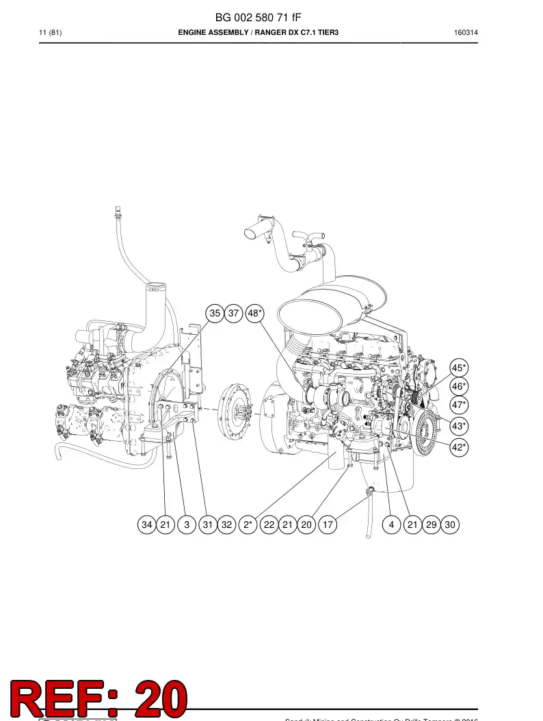 88561279a 885 612 79a Hexagon head bolt - Sandvik Technical Drawing