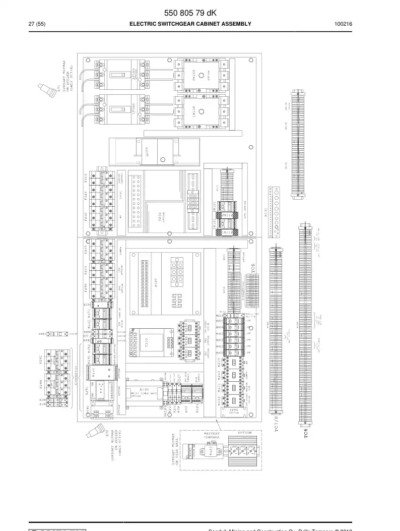 88567229 885 672 29 - RECTIFIER - Sandvik Technical Drawing