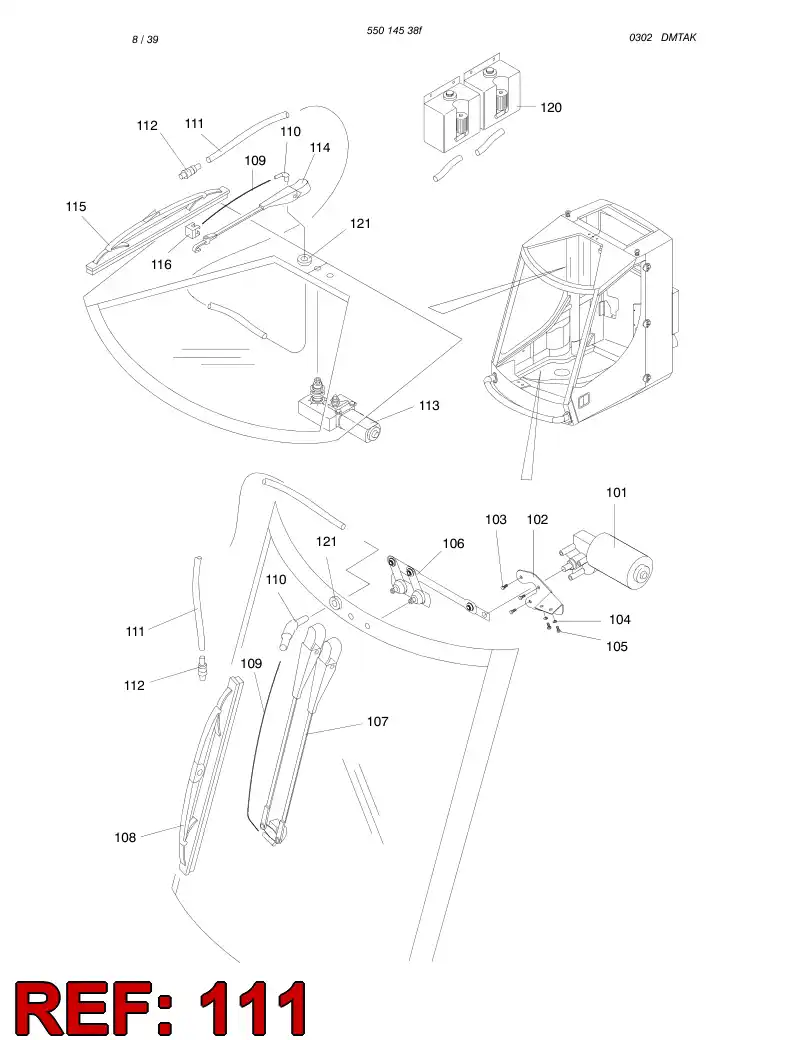 88569529 885 695 29 Hose, Rubber - Sandvik Technical Drawing