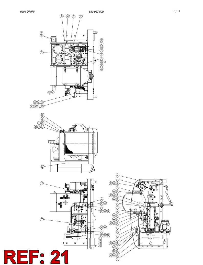 88570989 885 709 89 WATER HOSE - Sandvik Technical Drawing