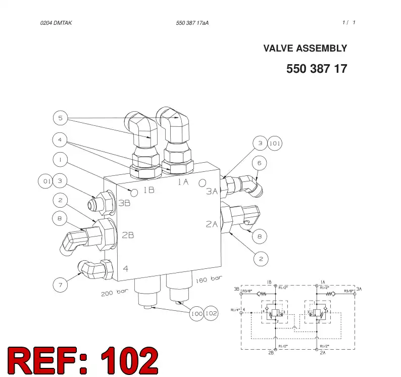 88585549 885 855 49 Seal Kit - Sandvik Technical Drawing
