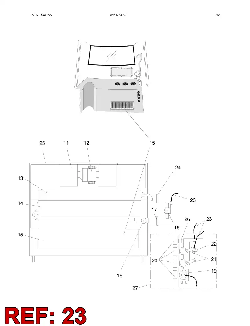 88592269 885 922 69 WIRE - Sandvik Technical Drawing
