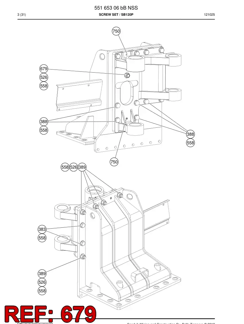 88593559 885 935 59 STUD M30X110 - Sandvik Technical Drawing