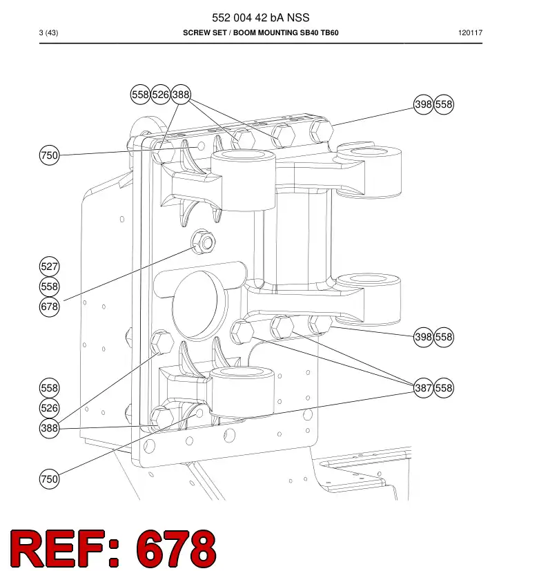 88593689 885 936 89 STUD M30X90 - Sandvik Technical Drawing