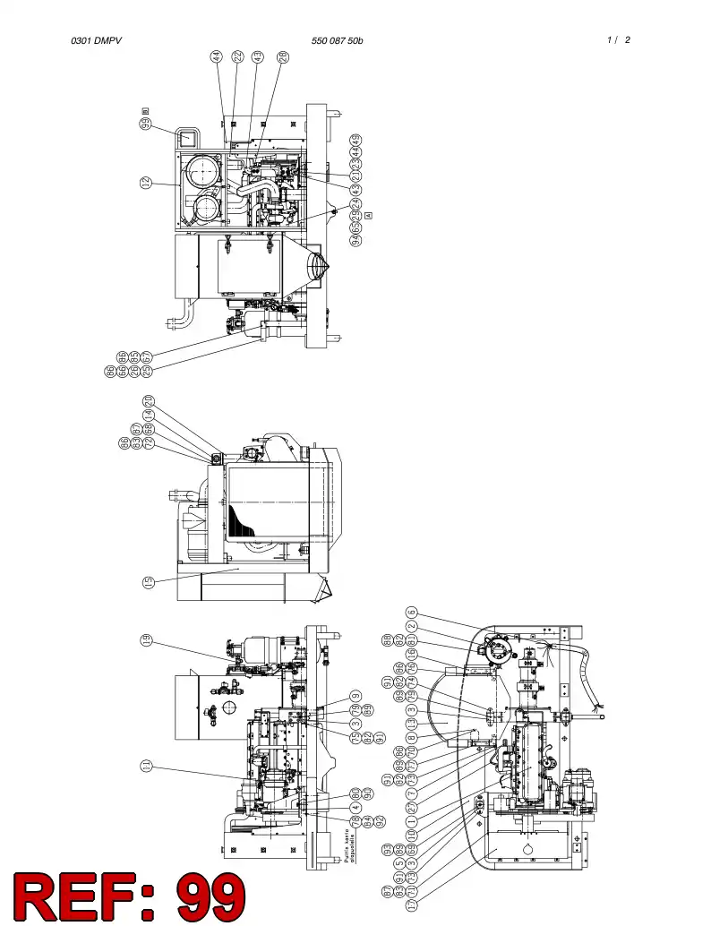 88595609 885 956 09 WORKING LIGHT - Sandvik Technical Drawing