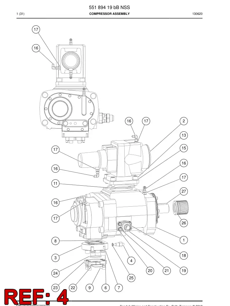 88597209a 885 972 09a Sensor, Temperature - Sandvik Technical Drawing