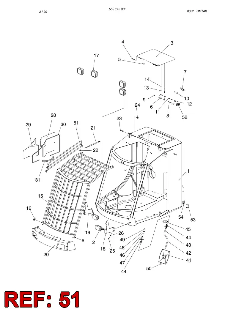 88608289 886 082 89 SIDE BARS - Sandvik Technical Drawing
