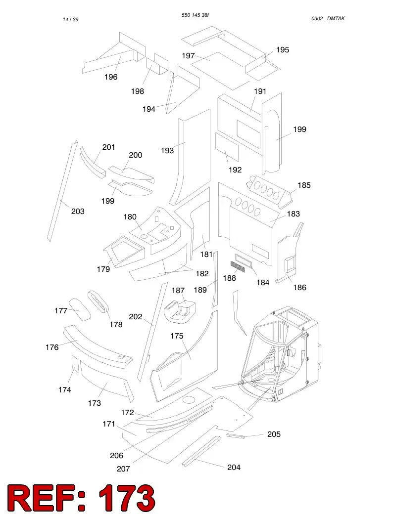 88610809 886 108 09 Plate - Sandvik Technical Drawing