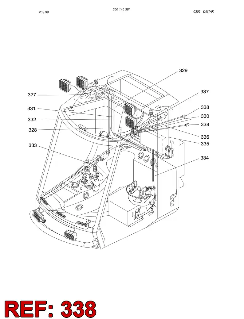 88615159 886 151 59 CABLE KIT (POWER) - Sandvik Technical Drawing